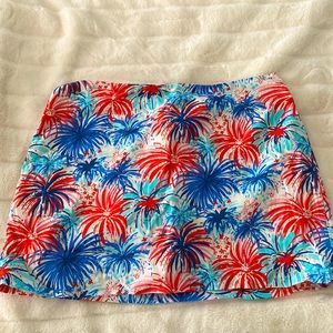 Lilly Pulitzer 4th of July Skort